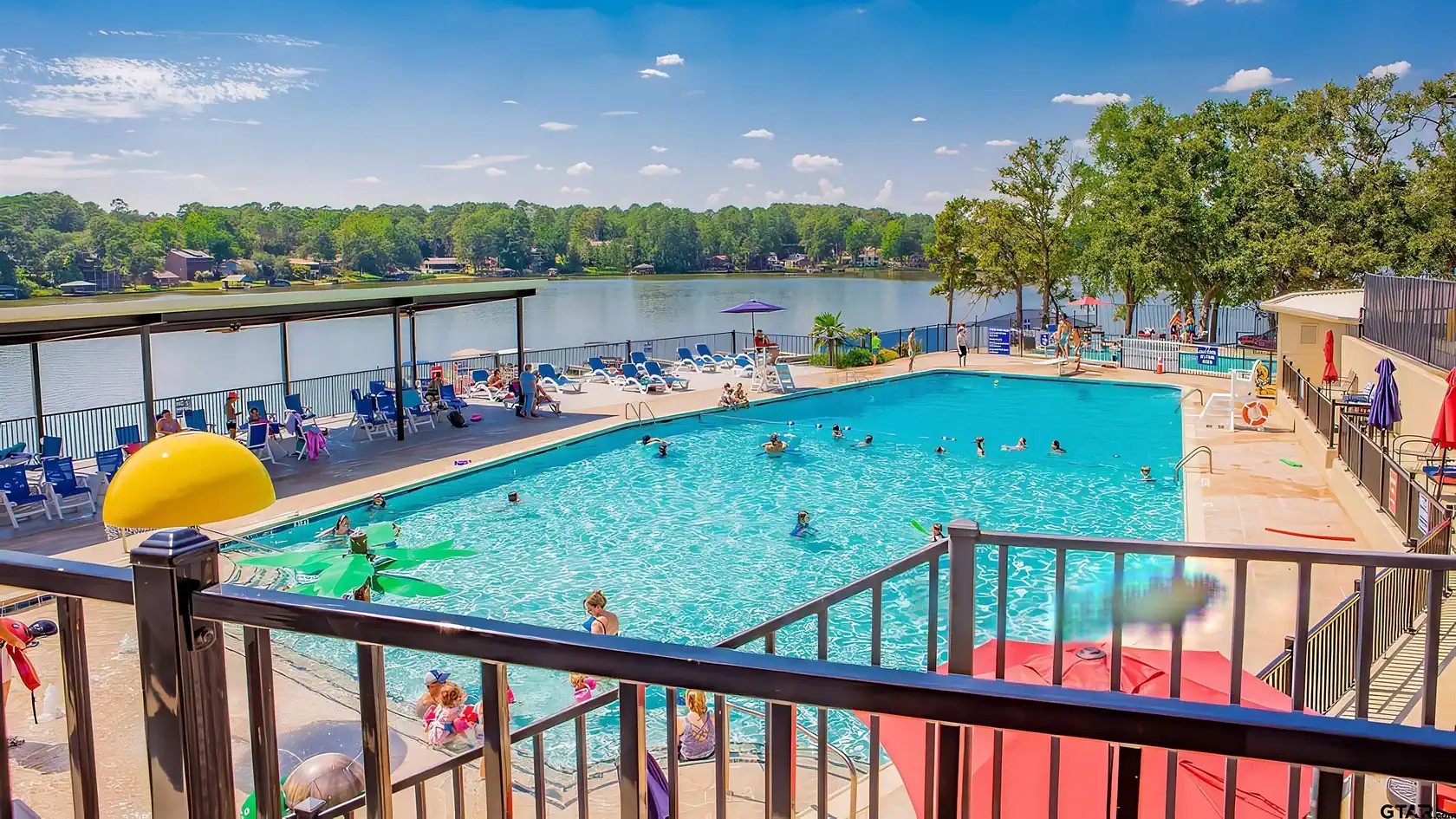Hideaway Pool from Lodge Porch